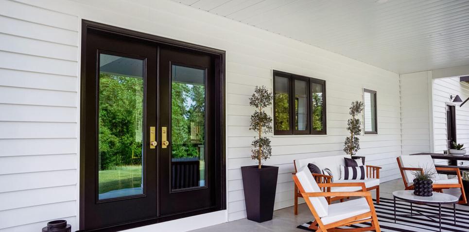 Black French patio doors – Pivot Patio & Exteriors